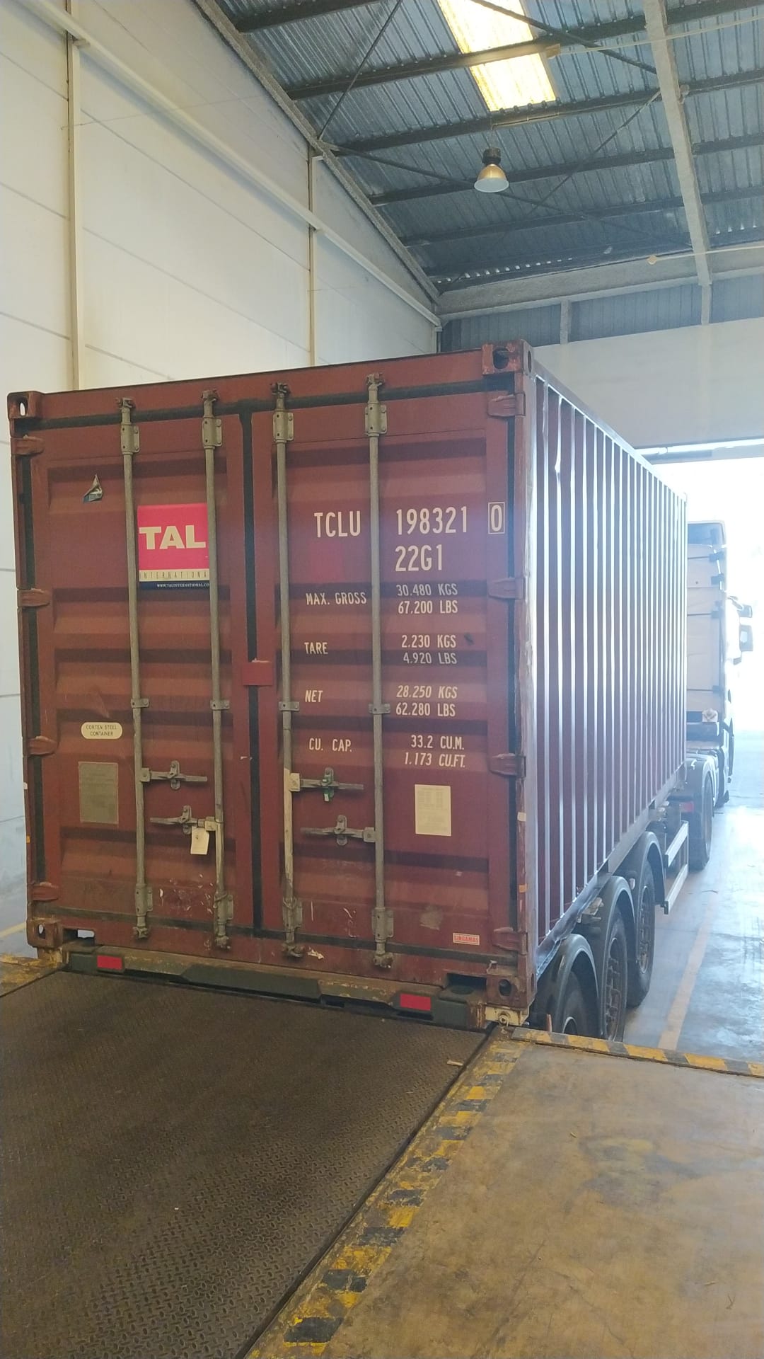 We just received a container full of engines!