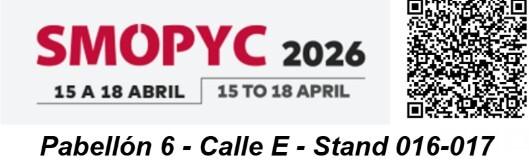 See you at SMOPYC from April 15-18! You'll find us in Hall 6 - Aisle E - Stand 016-017.