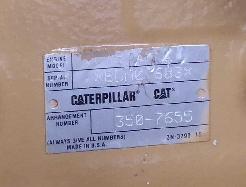 BDN01683 COMPLETE ENGINE C18 ACERT TIER 4 ARR. 3507655 HP 6300 INDUSTRIAL APPLICATION NEW UNUSED SURPLUS - MOTOR COMPLETO C18 NUEVO APLICACION INDUSTRIAL BDN01683 COMPLETE ENGINE C18 ACERT TIER 4 ARR. 3507655 HP 6300 INDUSTRIAL APPLICATION NEW UNUSED SURPLUS - MOTOR COMPLETO C18 NUEVO APLICACION INDUSTRIAL